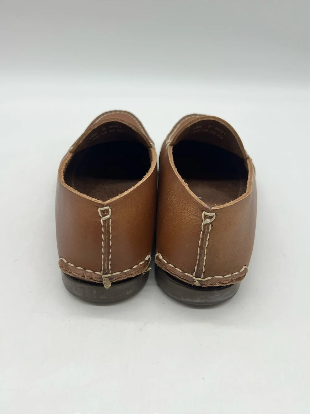 Oak Street Bootmakers Mens 10.5D Brown Leather Slip Moc Natural Chromexcel Shoes
